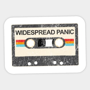 kurniamarga vintage cassette tape Widespread Panic Sticker